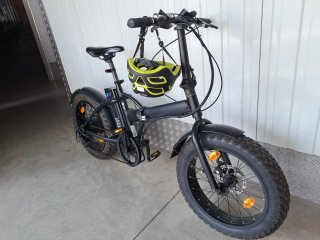 Bicicleta Eléctrica Fat Bike Negra
