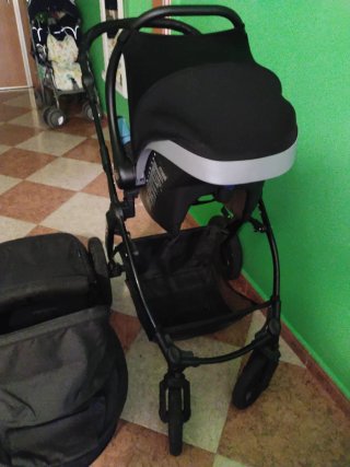 Carrito bebé Kinderkraft negro