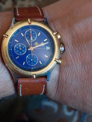Eberhard & Co. Croisiere Cronografo Blu