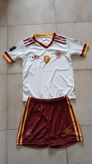 Equipación Fútbol Infantil España Adidas