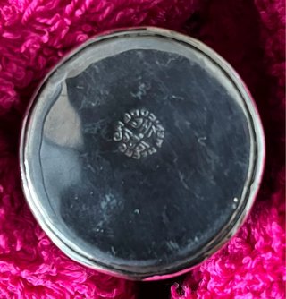 Salero Vintage Plata Sterling México 6cm