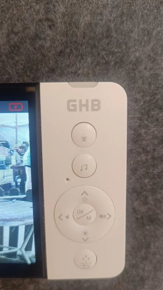 GHB Cámara Bebé 5 720P HD IPS Rotación