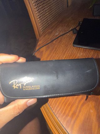 Gafas Ray-Ban Clubmaster Doradas con funda