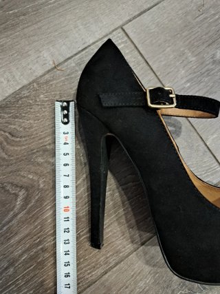 Merceditas tacón negro Talla 36