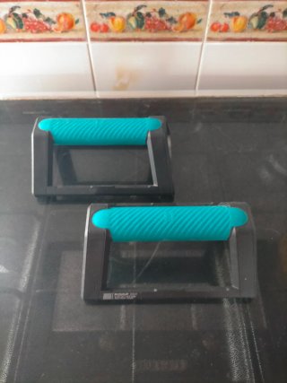 Kit Gimnasio Casa: Rueda, Flexiones, Agarre