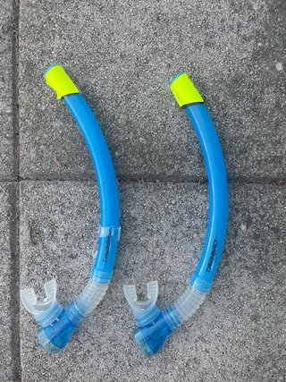 2 Tubos de Buceo Decathlon Azul