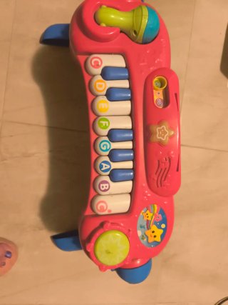 Piano bebé musical con micrófono