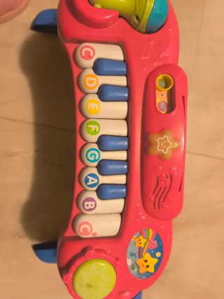 Piano bebé musical con micrófono