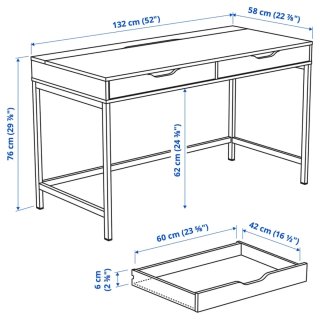 Escritorio Ikea Alex Blanco