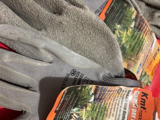 Guantes de trabajo látex Talla M