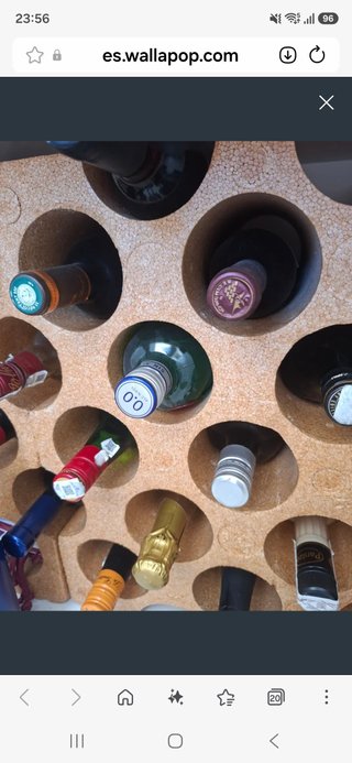 Botellero de corcho
