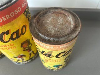 3 Botes Cola Cao Antiguos