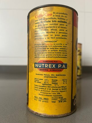 3 Botes Cola Cao Antiguos