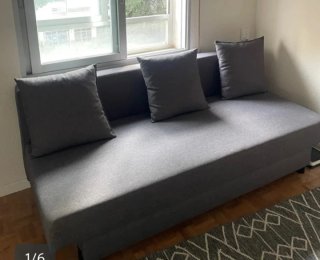 Sofá Cama IKEA Gris