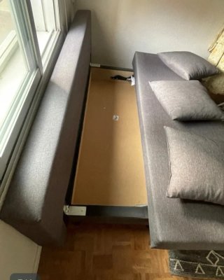 Sofá Cama IKEA Gris
