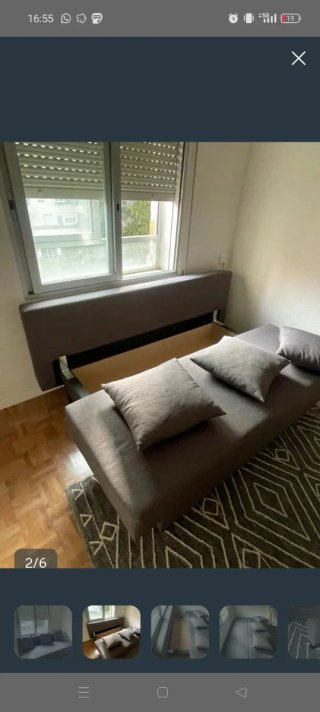 Sofá Cama IKEA Gris
