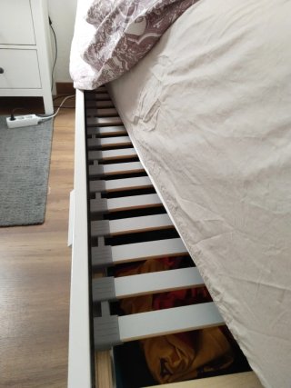 Estructura de cama con cajones (BRIMNES)