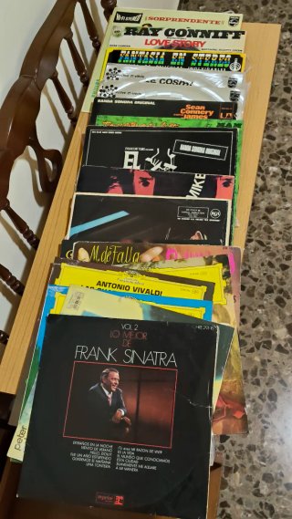 Lote 120+ Vinilos Clásica, Rock y Pop
