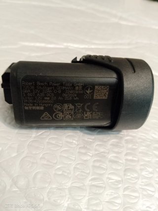 Batería Bosch GAL 12V 2Ah Li-lion.