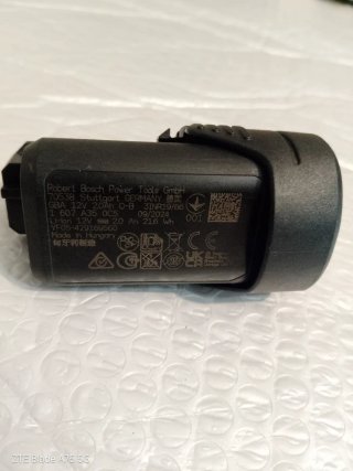 Batería Bosch GAL 12V 2Ah Li-lion.