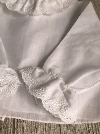 Conjunto 3 piezas bebé blanco y azul