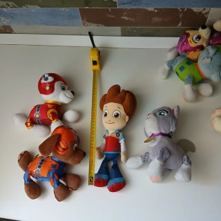 Lotto 8 peluches Paw Patrol giocattoli bambini