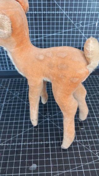 Bambi Vintage Raro Pelúcia Steiff