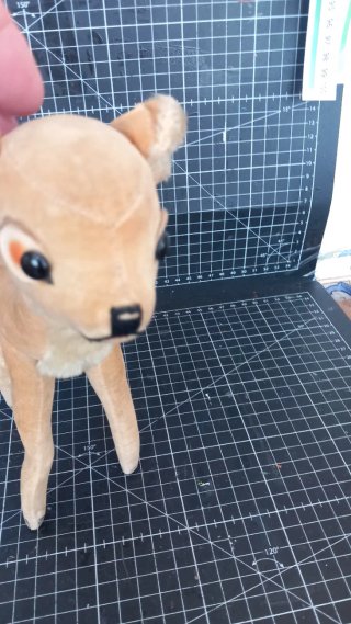 Bambi Vintage Raro Pelúcia Steiff