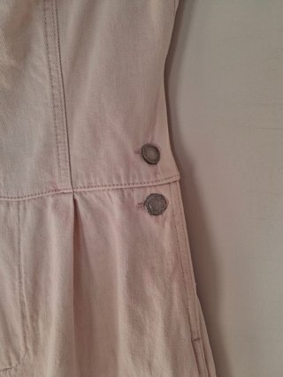 Peto vaquero rosa tiza