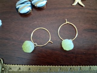Set 7 paia orecchini oro e turchese