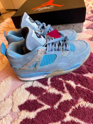 Jordan 4 Retro Blu Taglia 43
