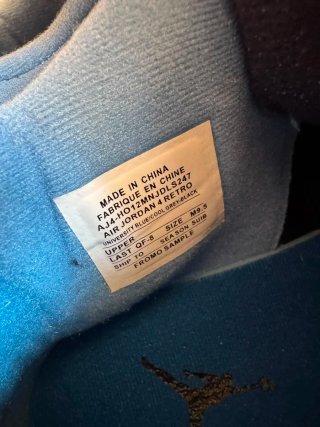 Jordan 4 Retro Blu Taglia 43
