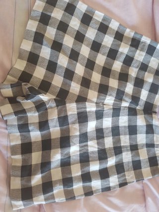 Falda corta cuadros Stradivarius Talla 38