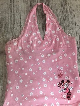 Camiseta rosa Minnie Mouse niña