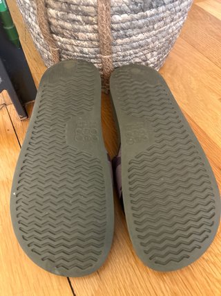 Chanclas Reebok Camuflaje Morado Verde