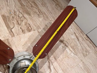 Ventilador de Techo Madera y Metal
