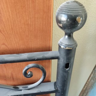 Cabecero de forja para cama de 135 cm