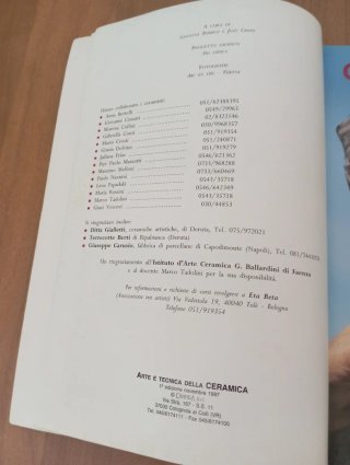 Libro Arte e Tecnica della Ceramica Demetra