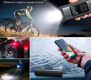 Compressore Gonfiatore Digitale 150psi Powerbank