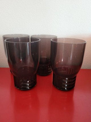 Set 4 Bicchieri Kartell Fumé