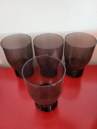 Set 4 Bicchieri Kartell Fumé