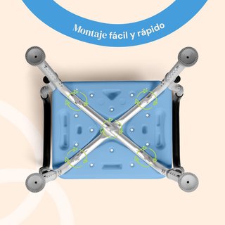 Silla de ducha Aqua Max regulable con respaldo