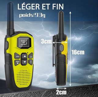 Walkie Talkie Recargable Largo Alcance 5km