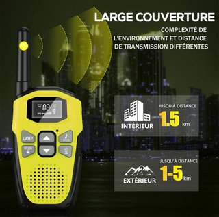 Walkie Talkie Recargable Largo Alcance 5km