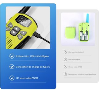Walkie Talkie Recargable Largo Alcance 5km