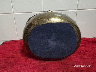 Caldero de latón vintage