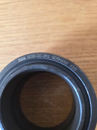 Rodamiento INA GE50-2RS Alemania X319