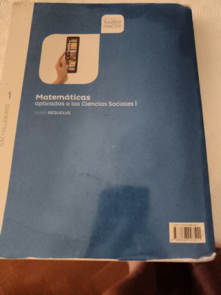 Matemáticas aplicadas a las ciencias sociales I...