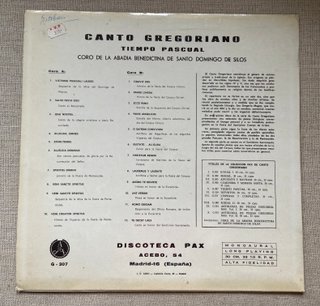 Canto Gregoriano 2 LPs