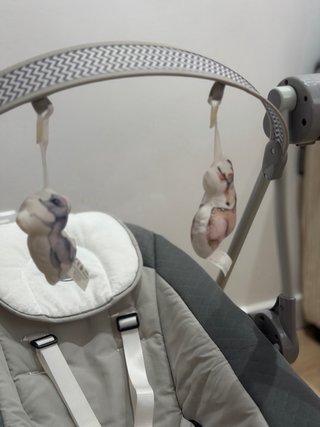 Hamaca para bebé gris